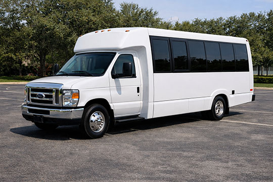 18-passenger minibus available for charter in Calabasas, CA